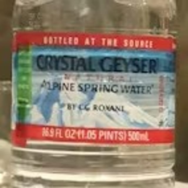 Bottled Water.