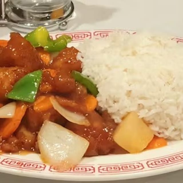 Lunch #4 Sweet & Sour Chicken / 午餐 古老雞飯.