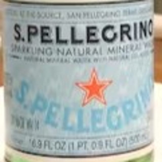 Pellegrino Sparkling Water.