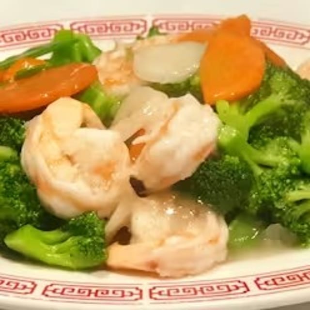 Prawns with Assorted Vegetables / 什錦蝦仁.